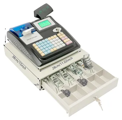 Obrázek produktu pro Elektronická pokladna, dvojitý displej, 48 tlačítek, MULTI