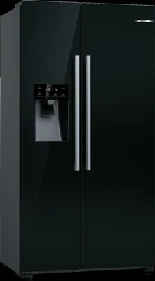Zdjęcie produktu dla Bosch Serie 6 KAD93ABEP, Wolnostojący, Typ amerykański, Czarny, Szkło, 562 l, SN-T