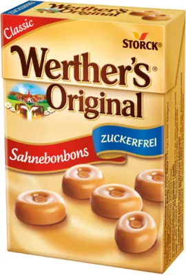 Produktbild von Werther’s® Original Sahnebonbons zuckerfrei Bonbons 42,0 g