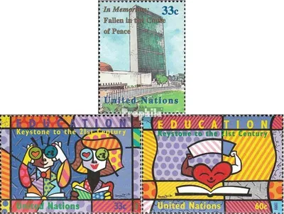Produktbild von Briefmarken UNO - New York 1999 Mi 826,828-829 (kompl.Ausg.) gestempelt Hammarskjöld