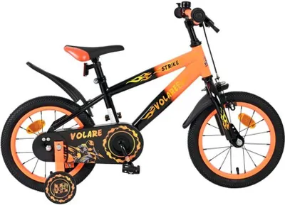 Image de Vélo enfant Volare Strike - Garçons - 14 pouces - Noir Orange
