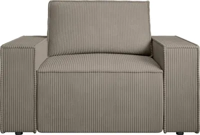 Produktbild von Sessel - Cord - Taupe - AMELIA