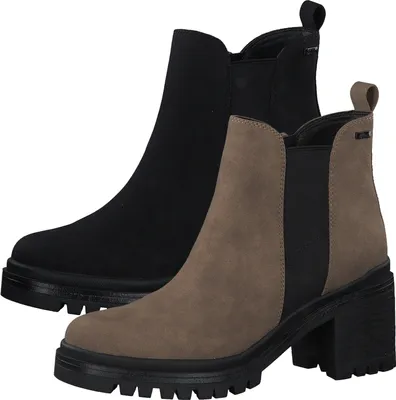 Produktbild von s.Oliver Damen Stiefeletten Boots Blockabsatz 5-25419-27, Größe:38 EU, Farbe:Schwarz