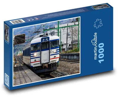 Obrázok produktu pre Puzzle 1000 Lokomotíva na trati - martinpuzzle