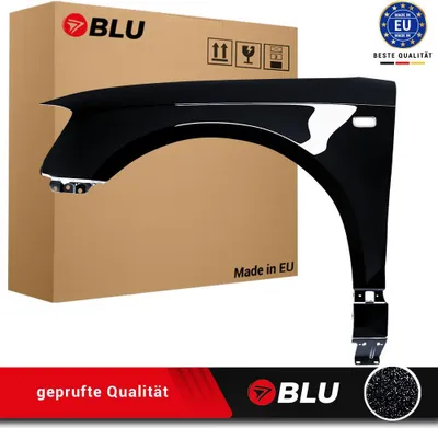 Immagine prodotto di BLU Parafango compatibile con Audi A3 8P II-generation LZ9W Sinistra Schwarz EbonySchwarz | 2003-2008 | Anteriore | Verniciato | Pronto per il montaggio | Zincato