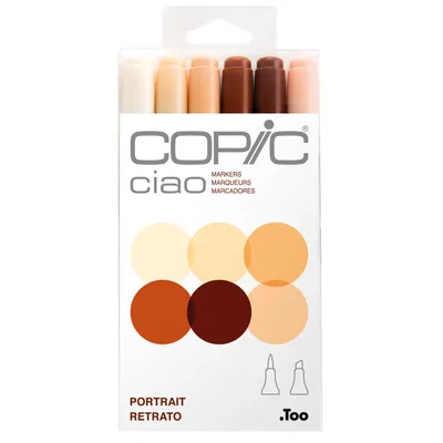 Produktbild von Copic Ciao Tintenpatrone Skin 6 Stück