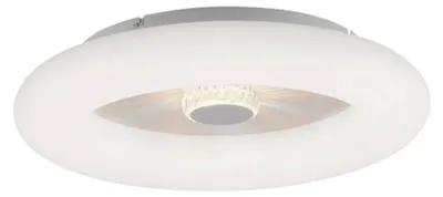 Image de Plafonnier LED blanc, intensité lumineuse variable, télécommande CCT D 50 cm