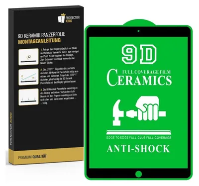Produktbild von 1x Panzerfolie für iPad Air 3 10.5 2019 KERAMIK Displayschutz Panzerschutz Schutzfolie Displayfolie Folie ANTI-SHOK ANTI-BRUCH-ANTI-STOß