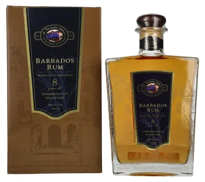 Produktbild von St. Nicholas Abbey Barbados Rum 8 Years Old Single Cask 40% Vol. 0,7l in Geschenkbox