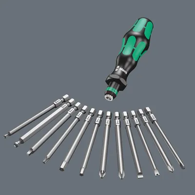 Image de Wera Bits, gamme Kraftform Kompakt, coffret de 33 pièces