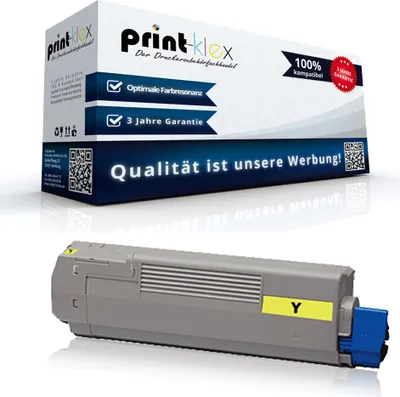 Produktbild von Kompatible Tonerkartusche für OKI C 612 DN 612 N 612 Series 46507505 C612 Gelb Yellow - Office Print Serie