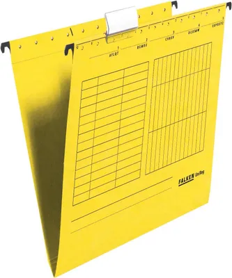 Produktbild von FALKEN 80004419 25er Hängemappen UNIREG gelb