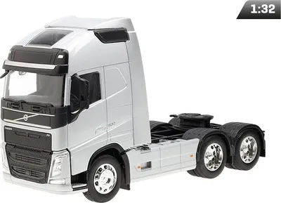 Zdjęcie produktu dla Model 1:32, VOLVO FH, ciągnik trzyosiowy, srebrny