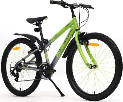 Obrázok produktu pre Bicykel – Rocky – 24 palcov – sivý/zelený