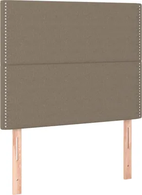 Produktbild von vidaXL Kopfteil Taupe 100x5x118/128 cm Stoff