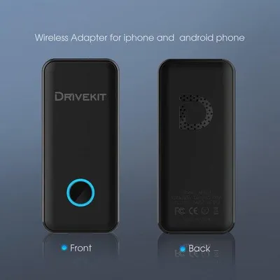 Immagine prodotto di Adattatore wireless CarPlay 2 in 1, dongle WiFi e Bluetooth, nero