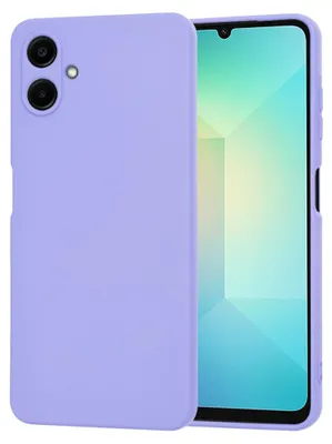 Produktbild von Techsuit Soft Flex Silikon Back Cover Hülle für Samsung Galaxy A06 - Hell lila