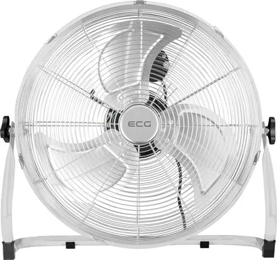 Obrázek produktu pro ECG FF 45 Ventus, Domácí vrtulový ventilátor, Nerezová ocel, Podlaha, Kov, 45 cm, 90°
