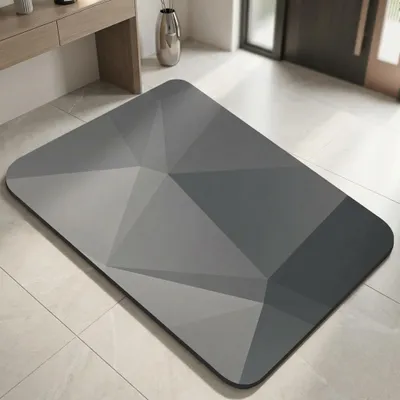 Image de 2 tapis de bain en diatomée pour salle de bain et cuisine