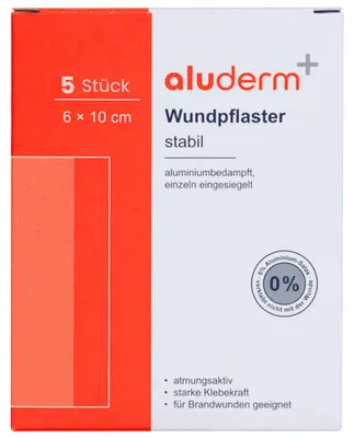 Produktbild von aluderm®-aluplast stabil 10x6 cm (5 Stk.)