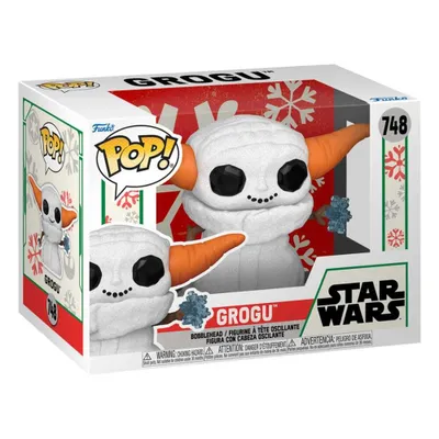 Image de Figurka POP! Mandalorian Grogu Świąteczny SNWMN 9 cm od Funko