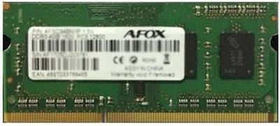 Produktbild von AFOX SO-DIMM DDR3 8GB Speichermodul 1333 MHz