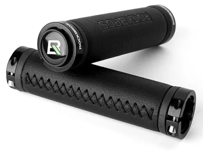 Produktbild von Rockbros MTB Fahrradgriffe Leder Griffe rutschfest