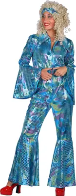 Produktbild von Disco Damenoverall türkis hochwertig - XS