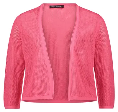 Produktbild von Betty Barclay Collection (264) Strickjacke Kurz 3/4 Arm, Pink Flambé 4198 4198 48