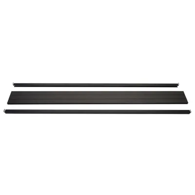 Produktbild von Abschluss-Set für WPC-Sichtschutz Sarthe, Abschlussprofil Windschutz, WPC-Pfosten  180cm, anthrazit