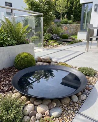Produktbild von Ella Doris Garten-Wasserschale, Schwarz, Ø 60 cm