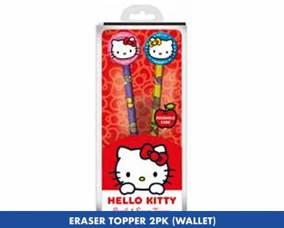 Zdjęcie produktu dla Hello Kitty – ołówki i gumki, zestaw 2 sztuk