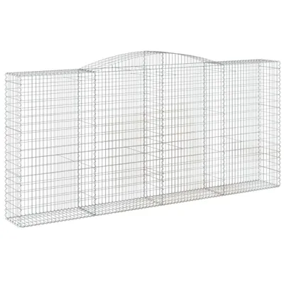 Immagine prodotto di vidaXL Gabbione ad arco alto 400x50x180/200 cm Ferro zincato