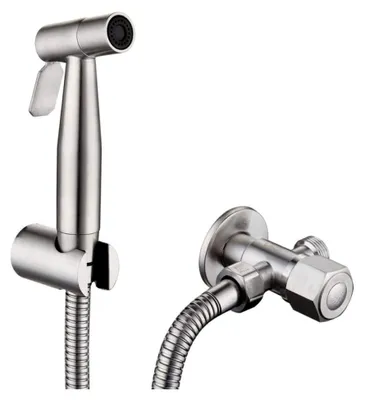 Produktbild von DuschsetMuslimische Dusche, Wasserhahn in die Dusche oder - 304 EdelstahlSprühpistolen-SetSprühkopf-Badezimmer-SetToiletten-Begleitwa