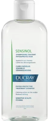 Produktbild von Ducray, Sensinol, Hypoallergen, Haarbehandlung Shampoo, Calming, Für empfindliche Kopfhaut, 200 ml