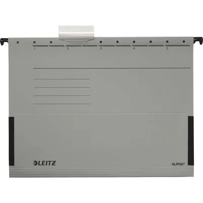 Produktbild von LEITZ ALPHA Hängetasche, A4, mit Fröschen, grau - für den Markt: D / L / A / CH - 25 Stück (1986-00-85)