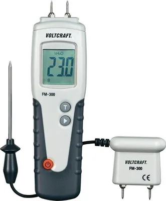 Image de Voltcraft FM-300 Humidimètre pour matériaux, humidimètre pour bois, également pour bois durs (125-154)
