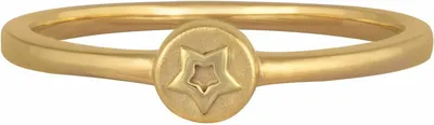 Produktbild von cai Ring 925/- Sterling Silber vergoldet Stern