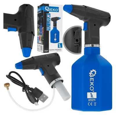 Immagine prodotto di Spruzzatore elettrico easy sprayer, nebulizzatore piante a batteria ricaricabile con autonomia di 2h, pompa leggera e resistente, 1 litro,ricaricabile USB