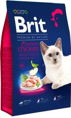 Produktbild von BRIT Premium by Nature Cat Sterilized Chicken 1,5 kg