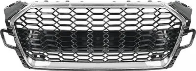 Image de DIEDERICHS 1046441 Calandre avant pour AUDI A5 Sportback (F5A) Chrome/Noir