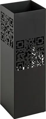 Produktbild von HAKU Schirmständer schwarz - Metall, B/H/T: 16x48x16 cm