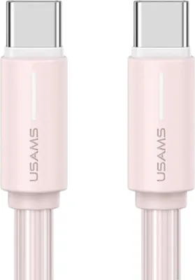 Produktbild von USAMS USB-C/USB-C-Kabel 1 m 60 W Rosa