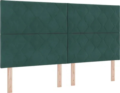 Immagine prodotto di vidaXL Testiera verde scuro 180 cm velluto