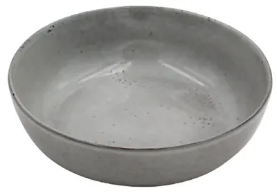 Zdjęcie produktu dla Głęboka miska na zupę - ceramika - szara, 20 cm