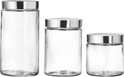 Produktbild von Ritzenhoff & Breker Vorratsglas-Set "VIO" rund 3-teilig aus Glas