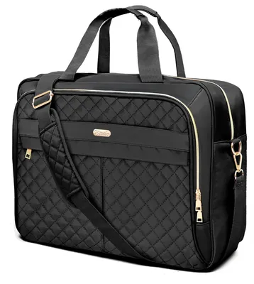 Immagine prodotto di Borsa per laptop da 17,3 pollici per donne, con scomparti multifunzionali