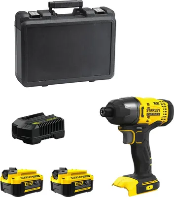 Image de Clé à chocs STANLEY FatMax SFMCF800M2K (2 x 4,0 Ah + chargeur + coffret)