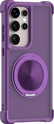 Immagine prodotto di Custodia per cellulare MagSafe per Samsung Galaxy S26 Ultra con supporto ad anello a 360 gradi viola