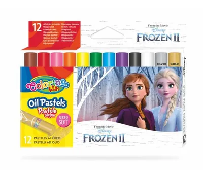Obrázek produktu pro Olejové pastely 12 barev Frozen II Colorino